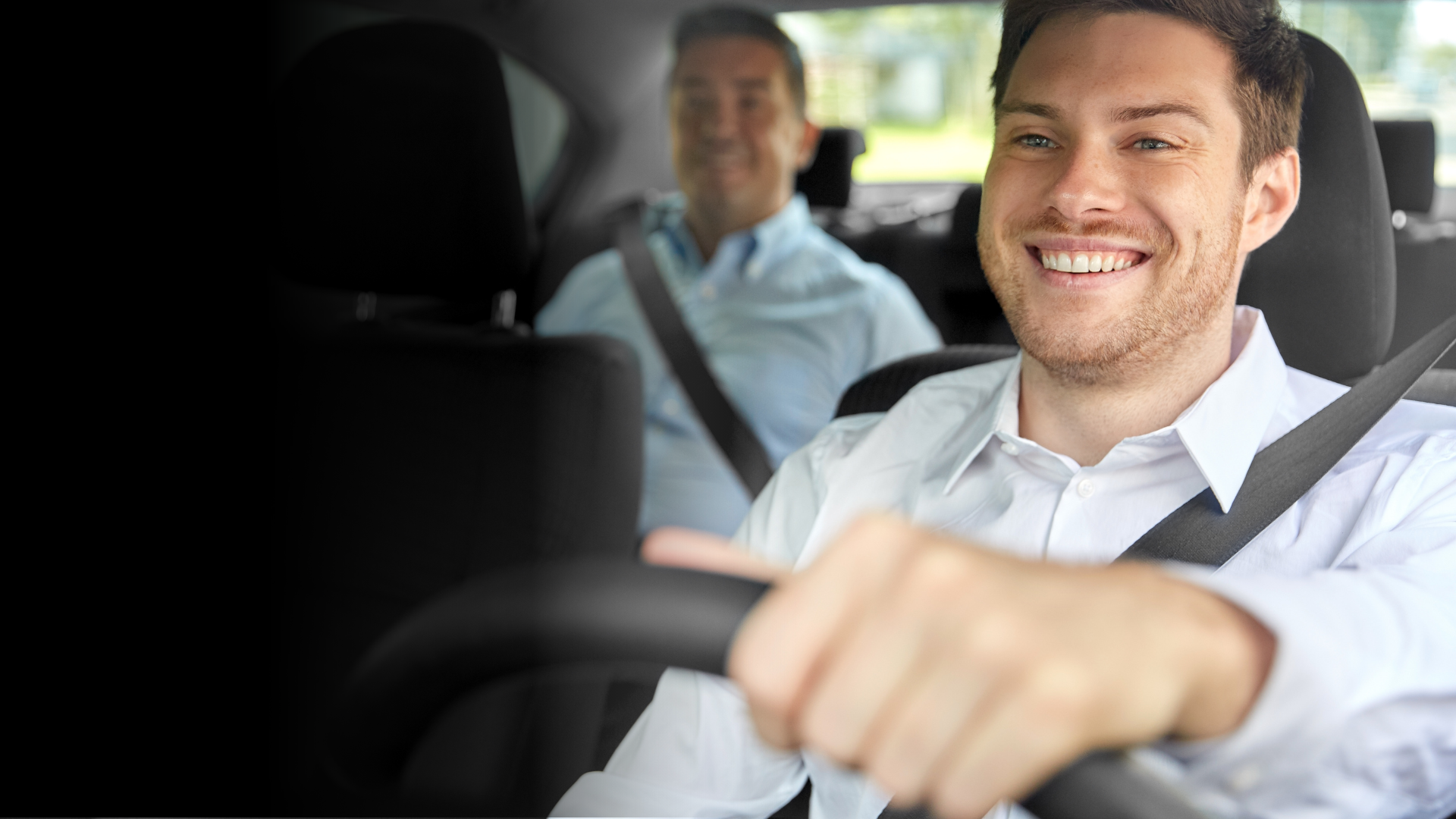 GU Taxi Fahrer mit Fahrgast – das Original seit 2013